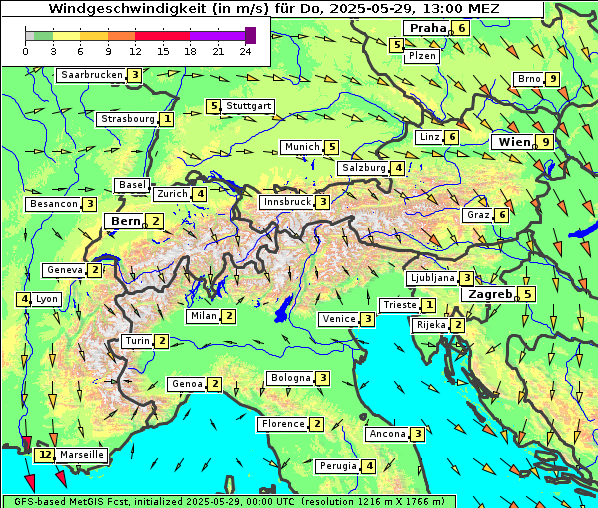 Wind, 29. 5. 2025