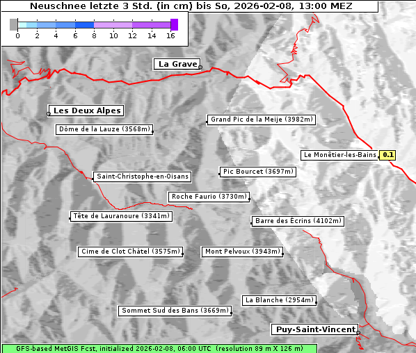 Neuschnee, 8. 2. 2026