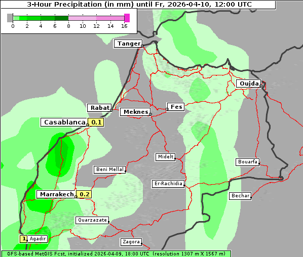 Niederschlag, 10. 4. 2026
