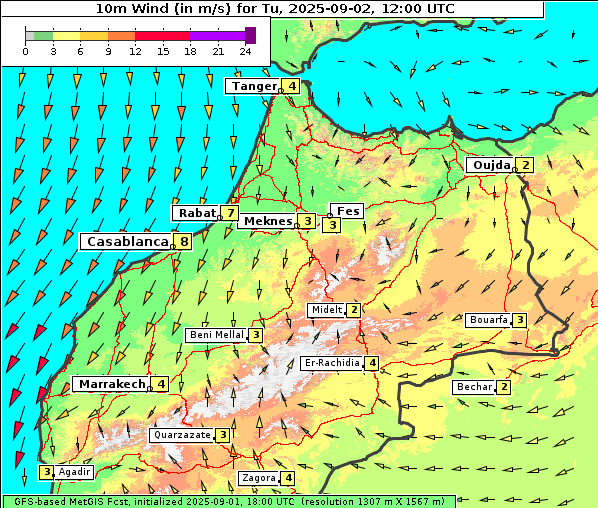 Wind, 2. 9. 2025