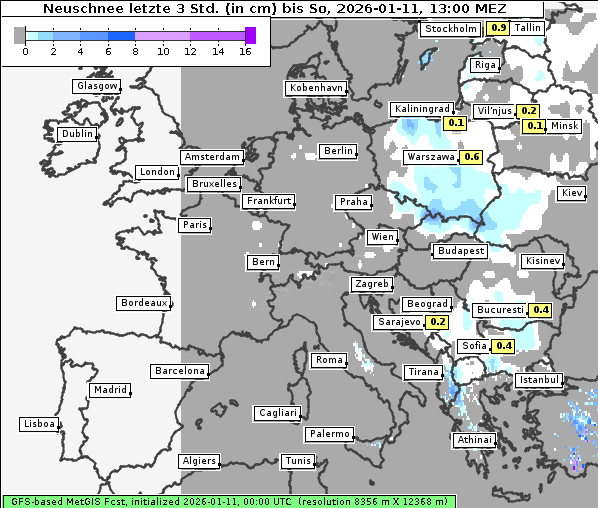 Neuschnee, 11. 1. 2026