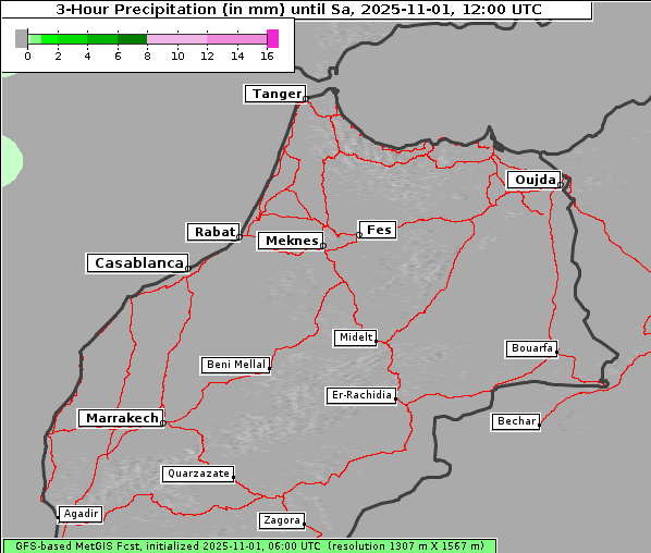 Niederschlag, 1. 11. 2025
