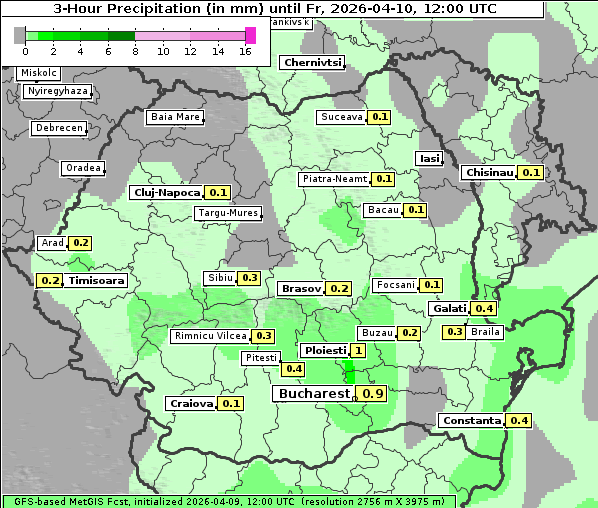 Niederschlag, 10. 4. 2026