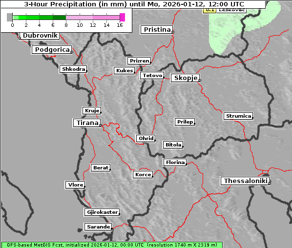 Niederschlag, 12. 1. 2026