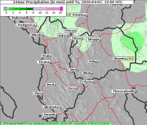Niederschlag, 7. 4. 2026