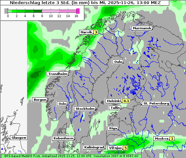 Niederschlag, 26. 11. 2025
