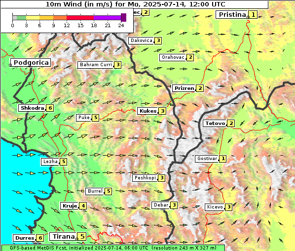 Wind, 14. 7. 2025