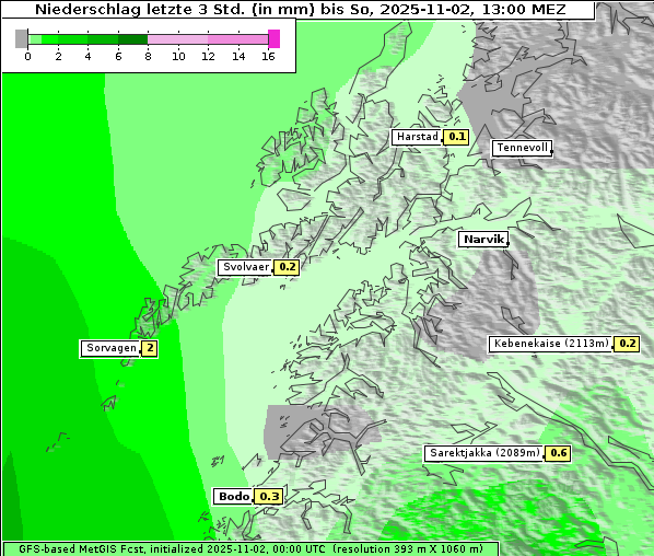 Niederschlag, 2. 11. 2025
