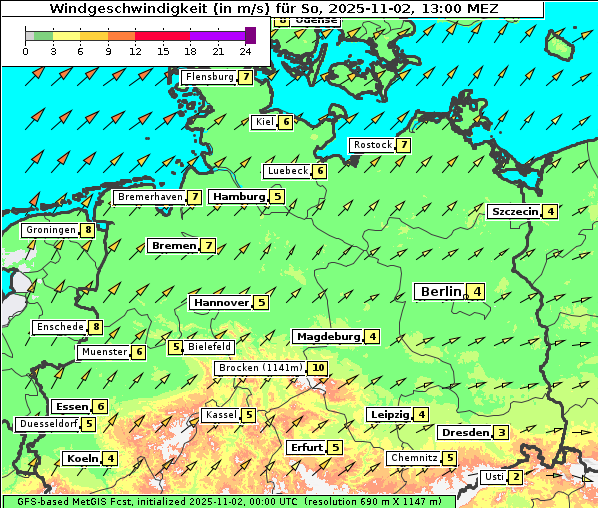 Wind, 2. 11. 2025