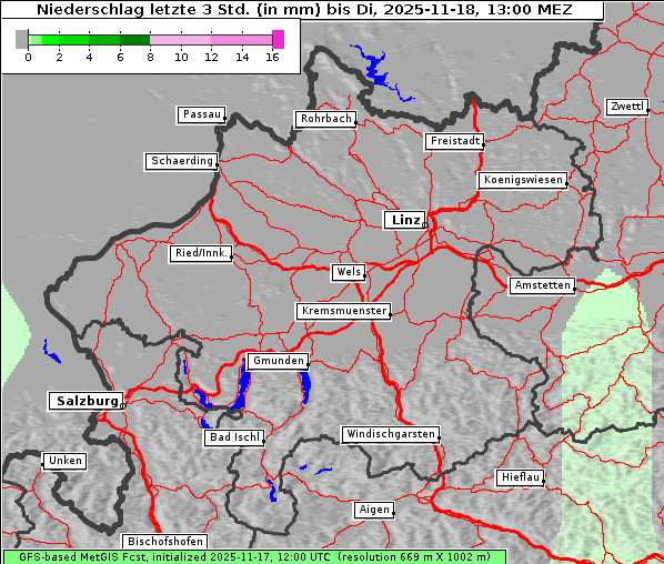 Niederschlag, 18. 11. 2025