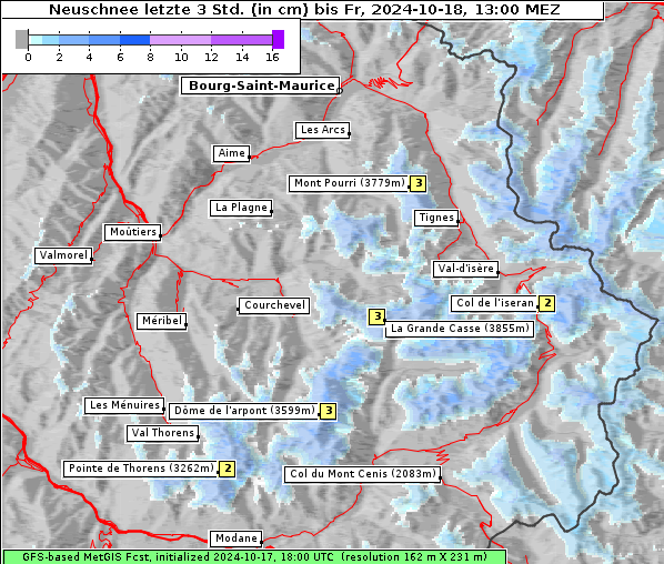 Neuschnee, 18. 10. 2024