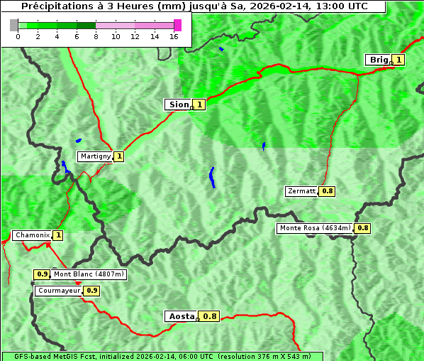 Niederschlag, 14. 2. 2026