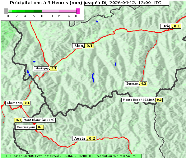 Niederschlag, 12. 4. 2026