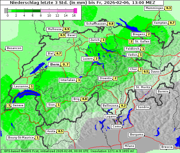 Niederschlag, 6. 2. 2026