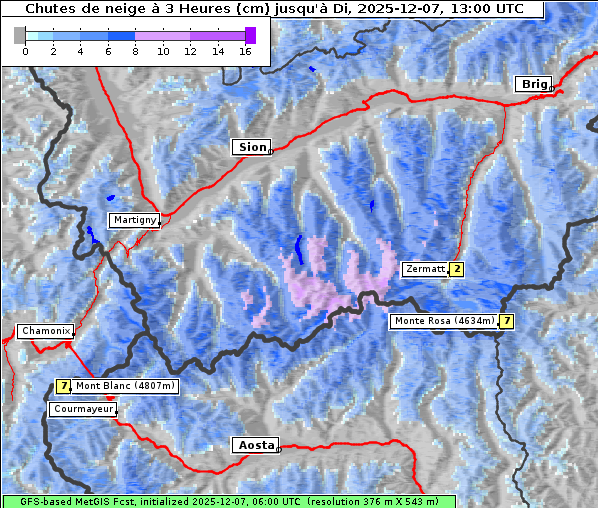 Neuschnee, 7. 12. 2025