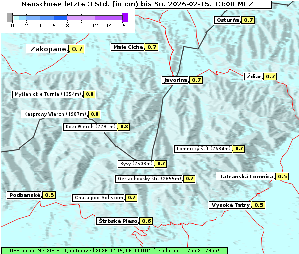 Neuschnee, 15. 2. 2026
