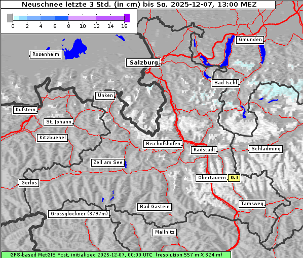 Neuschnee, 7. 12. 2025