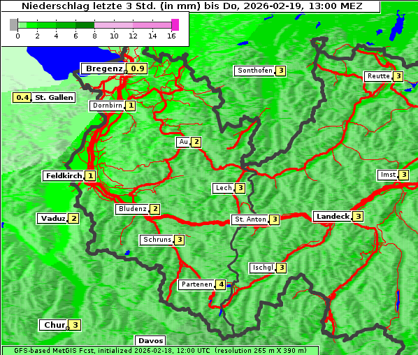Niederschlag, 19. 2. 2026