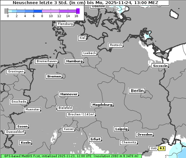 Neuschnee, 24. 11. 2025