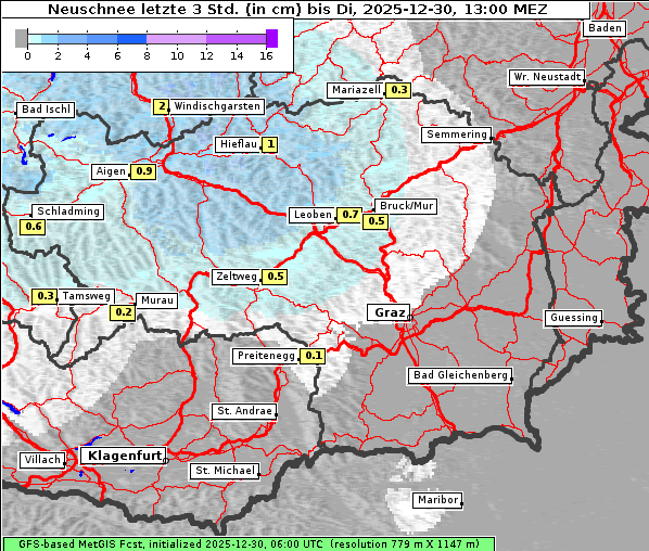 Neuschnee, 30. 12. 2025