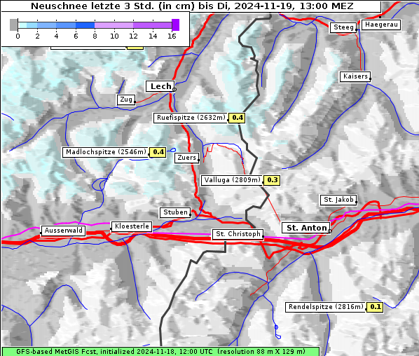 Neuschnee, 19. 11. 2024