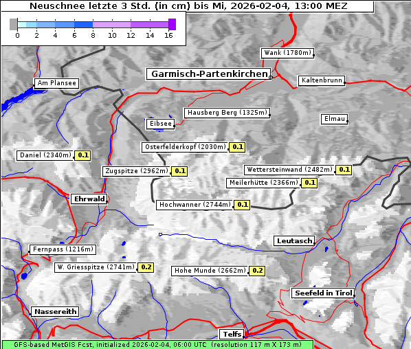 Neuschnee, 4. 2. 2026