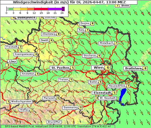 Wind, 7. 4. 2026
