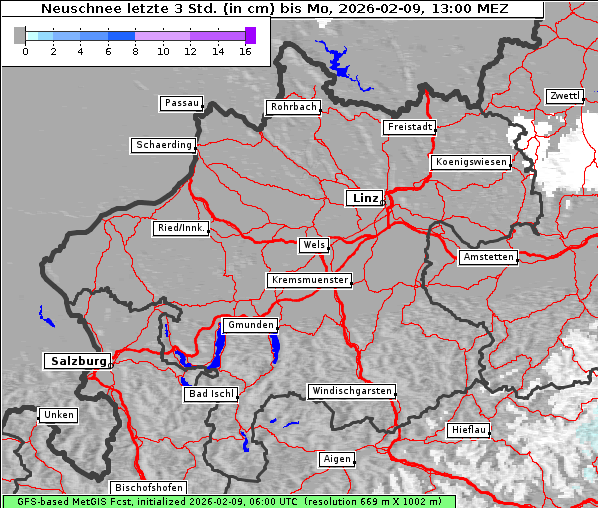 Neuschnee, 9. 2. 2026