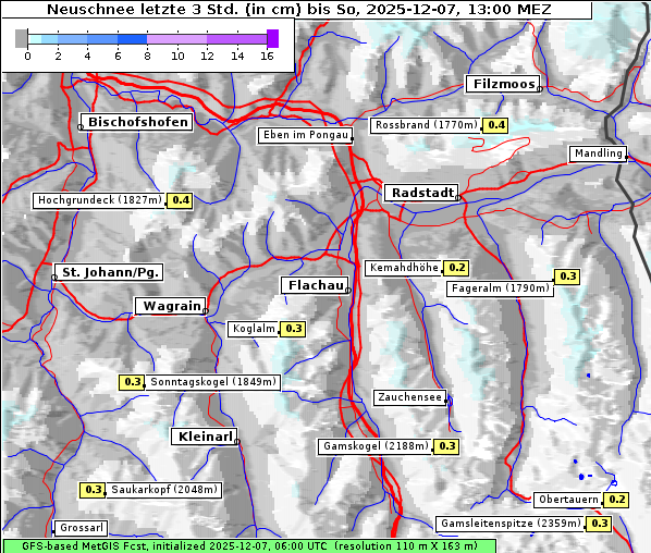 Neuschnee, 7. 12. 2025
