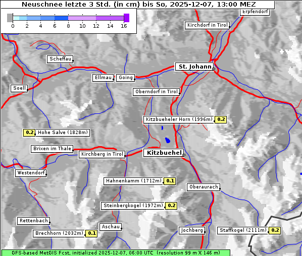 Neuschnee, 7. 12. 2025