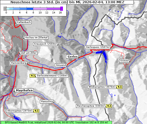 Neuschnee, 4. 2. 2026