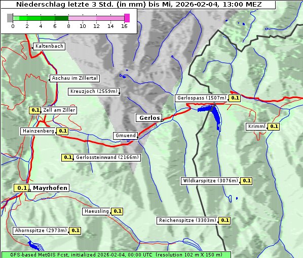 Niederschlag, 4. 2. 2026