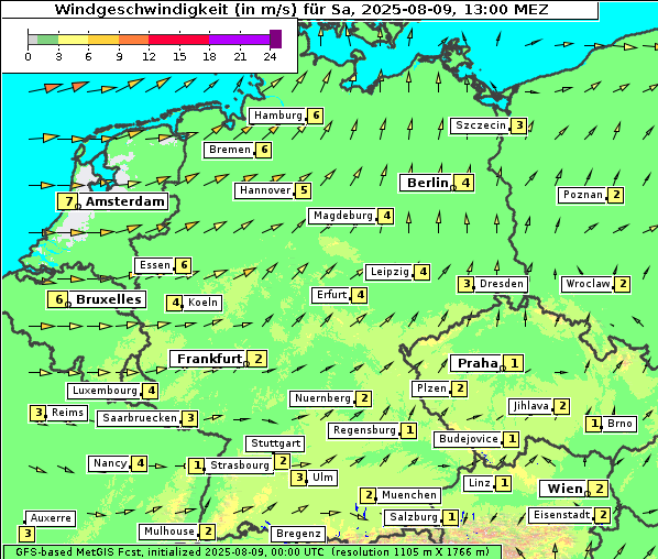 Wind, 9. 8. 2025