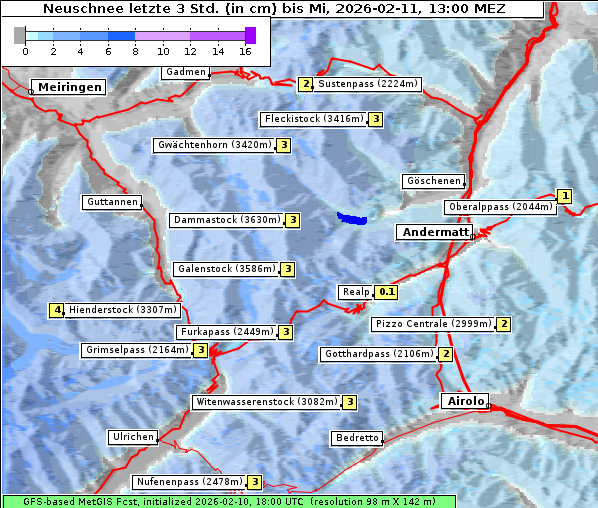 Neuschnee, 11. 2. 2026