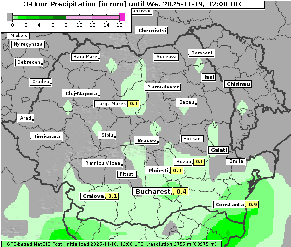 Niederschlag, 19. 11. 2025