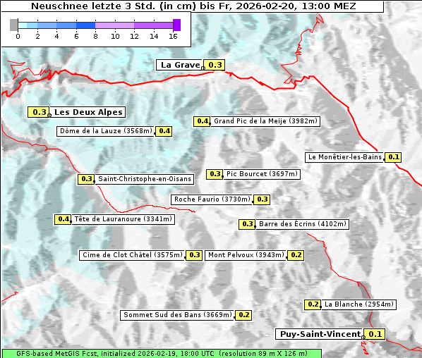 Neuschnee, 20. 2. 2026