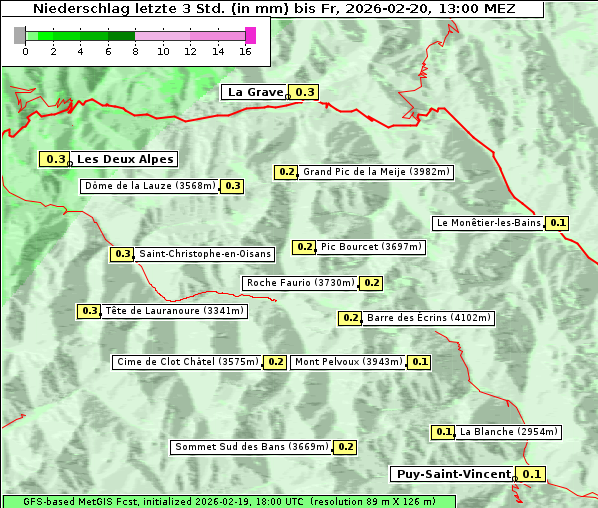 Niederschlag, 20. 2. 2026