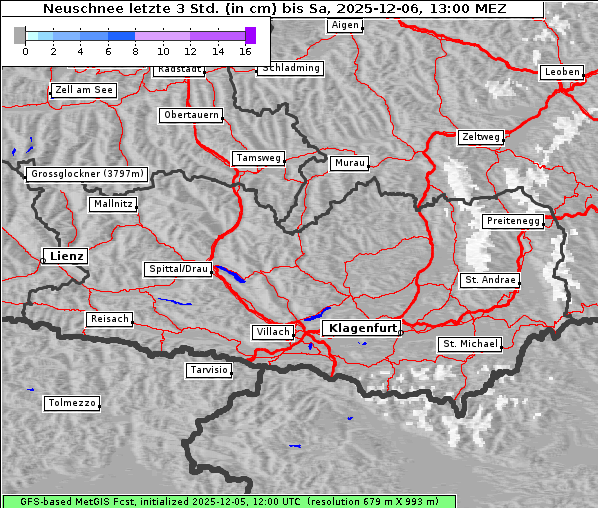 Neuschnee, 6. 12. 2025