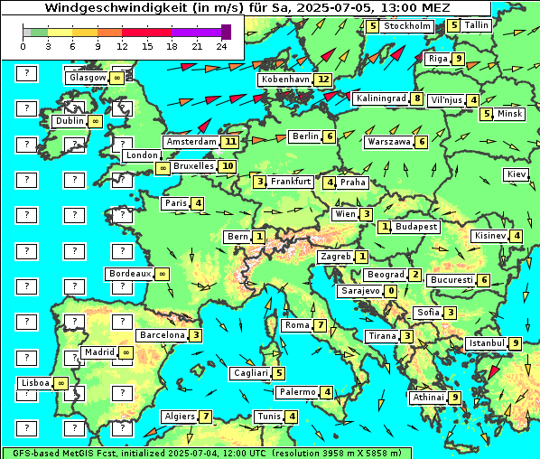 Wind, 5. 7. 2025
