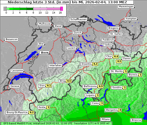 Niederschlag, 4. 2. 2026