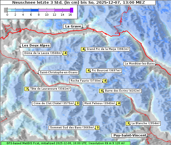 Neuschnee, 7. 12. 2025