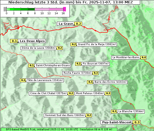 Niederschlag, 7. 11. 2025