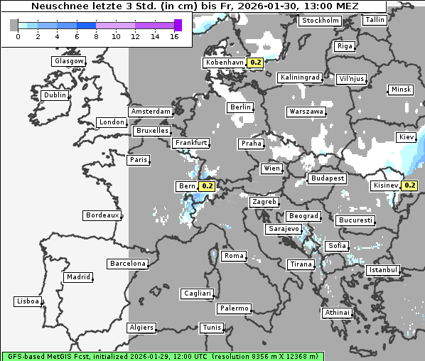 Neuschnee, 30. 1. 2026