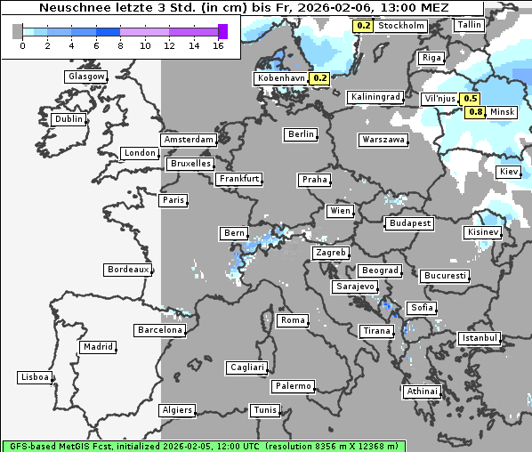Neuschnee, 6. 2. 2026