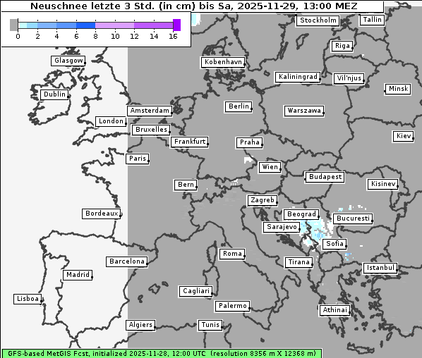 Neuschnee, 29. 11. 2025