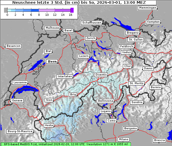 Neuschnee, 1. 3. 2026