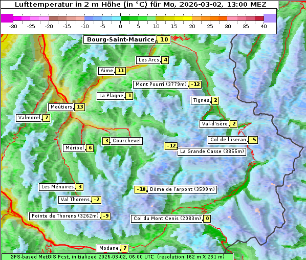 Temperatur, 2. 3. 2026