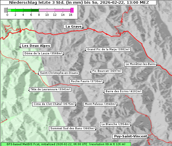 Niederschlag, 22. 2. 2026
