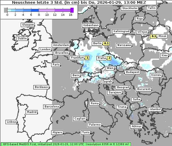 Neuschnee, 29. 1. 2026