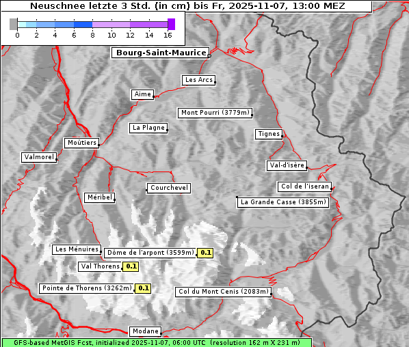 Neuschnee, 7. 11. 2025